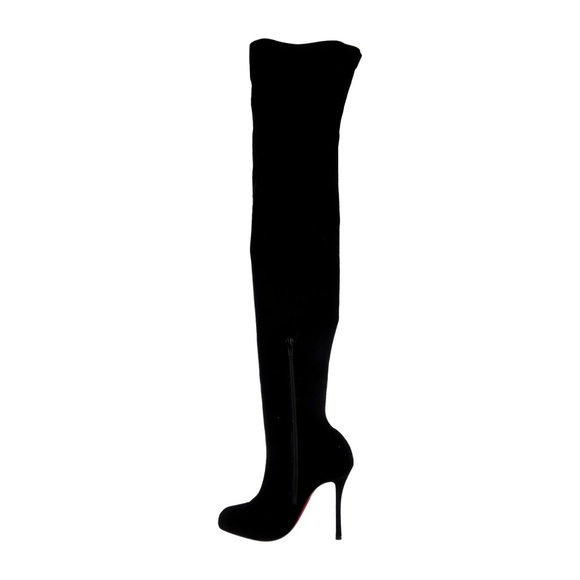 ❤️Christian Louboutin Over Knee Velvet Boots❤️ - Picture 1 of 5